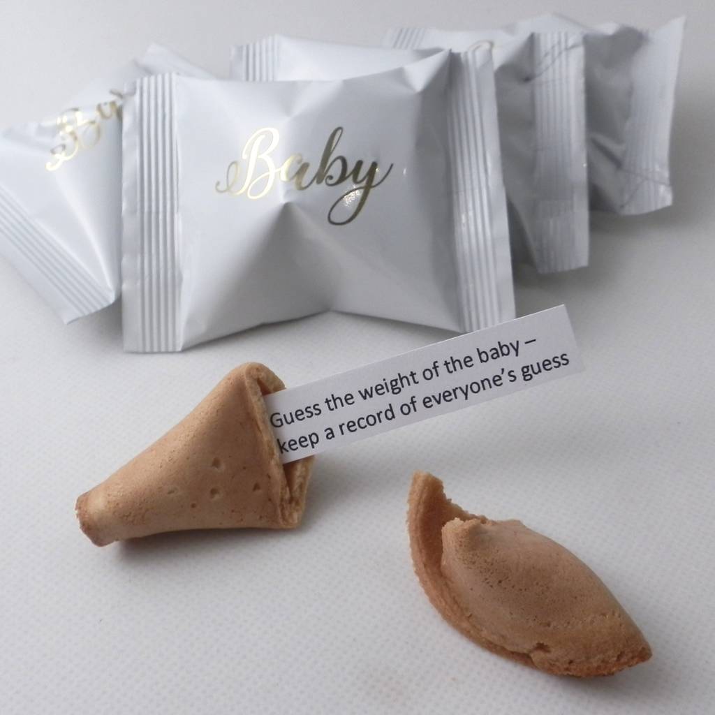 Baby Shower Game Fortune Cookies, 1 of 9
