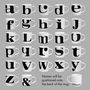 Repeat Repeat Personalised Alphabet Intial Mug, thumbnail 2 of 7