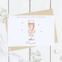 Personalised Sister In Law Pink Prosecco Birthday Card, thumbnail 1 of 2