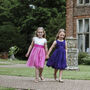 Lace Flower Girl With Choice Of Colour Skirt, thumbnail 1 of 7
