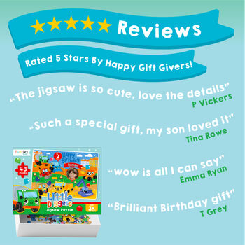 Personalised Little Diggers Birthday Jigsaw Puzzle, 6 of 10