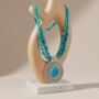 Turquoise Statement Necklace, thumbnail 1 of 6