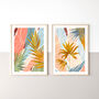 Colourful Abstract Leaf Art Print, thumbnail 4 of 10