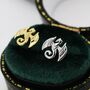 Sterling Silver Dragon Stud Earrings, thumbnail 1 of 11