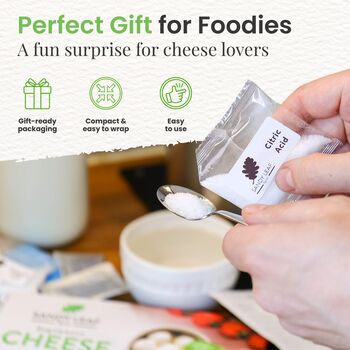 Sandy Leaf Farm Cheese Making Kit Make Five Cheeses, 7 of 8