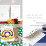 Rainbow First Christmas Card As Mr And Mrs, thumbnail 6 of 6