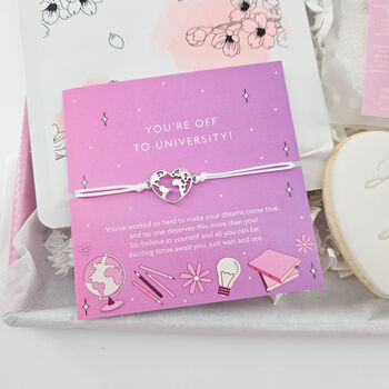 Congratulations You're Going To University Gift Box, A Level Results Gift Box, 2 of 9