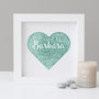 Personalised 80th Birthday Watercolour Word Art Gift, thumbnail 2 of 12