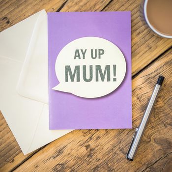 Ay Up Mum Card, 2 of 2