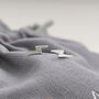 Sterling Silver Lightning Bolt Stud Earrings, thumbnail 1 of 7