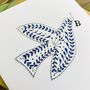 Personalised Luxury Handmade Dove Christmas Card, thumbnail 6 of 7