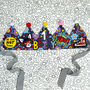 Kids Personalised Hand Painted Denim Crown, thumbnail 2 of 12
