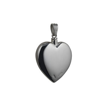 Handmade Silver Heart Ashes Keepsake Locket, 3 of 7