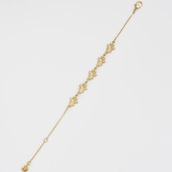 Oak Leaf Gold Bracelet, 3 of 8