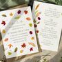 Autumn Leaves A6 Flat Invitations, thumbnail 1 of 9