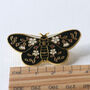 Moth Enamel Lapel Brooch, thumbnail 7 of 11