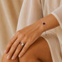 Garnet Bracelet In Sterling Silver, thumbnail 2 of 3