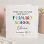 First Day Of School Card For Her, thumbnail 1 of 7