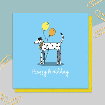 Dalmatian Birthday Card, 2 of 2