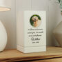 Personalised Pet Photo Upload Small Wooden Urn, thumbnail 1 of 3