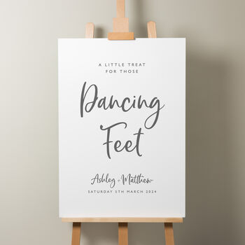 Elegant Wedding Unplugged Sign 'Ashley', 6 of 9