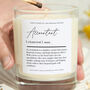 Accountant Definition Scented Candle Gift, thumbnail 4 of 10