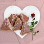 Valentine's Homemade Dog Treat Lips Biscuit, thumbnail 3 of 8