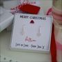 Personalised Sterling Silver Snowflake Dangle Earrings, thumbnail 2 of 7