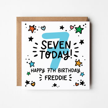 6th, 7th, 8th, 9th Birthday Card For Boys, 6 of 7