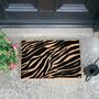 Zebra Print Doormat, thumbnail 1 of 2