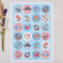 A5 Personalised Children's Stationery Set Gift With Pirate Design, thumbnail 5 of 9