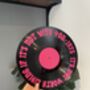 Personalised Upcycled Vintage 12' Lp Vinyl Record Decor, thumbnail 4 of 9