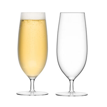 Personalised Pilsner Beer Glasses – Pair, 2 of 5