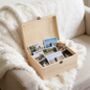 Personalised Lavender Large Wooden Memory Box, thumbnail 3 of 3
