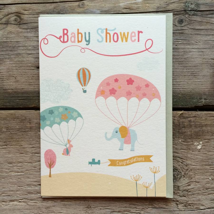 Baby Shower Card By Velvet Olive | notonthehighstreet.com