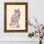 Custom Pet Portrait Personalised Dog Cat Art Gift, thumbnail 6 of 6