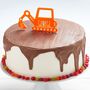 Personalised Digger Birthday Cake Topper, thumbnail 2 of 5