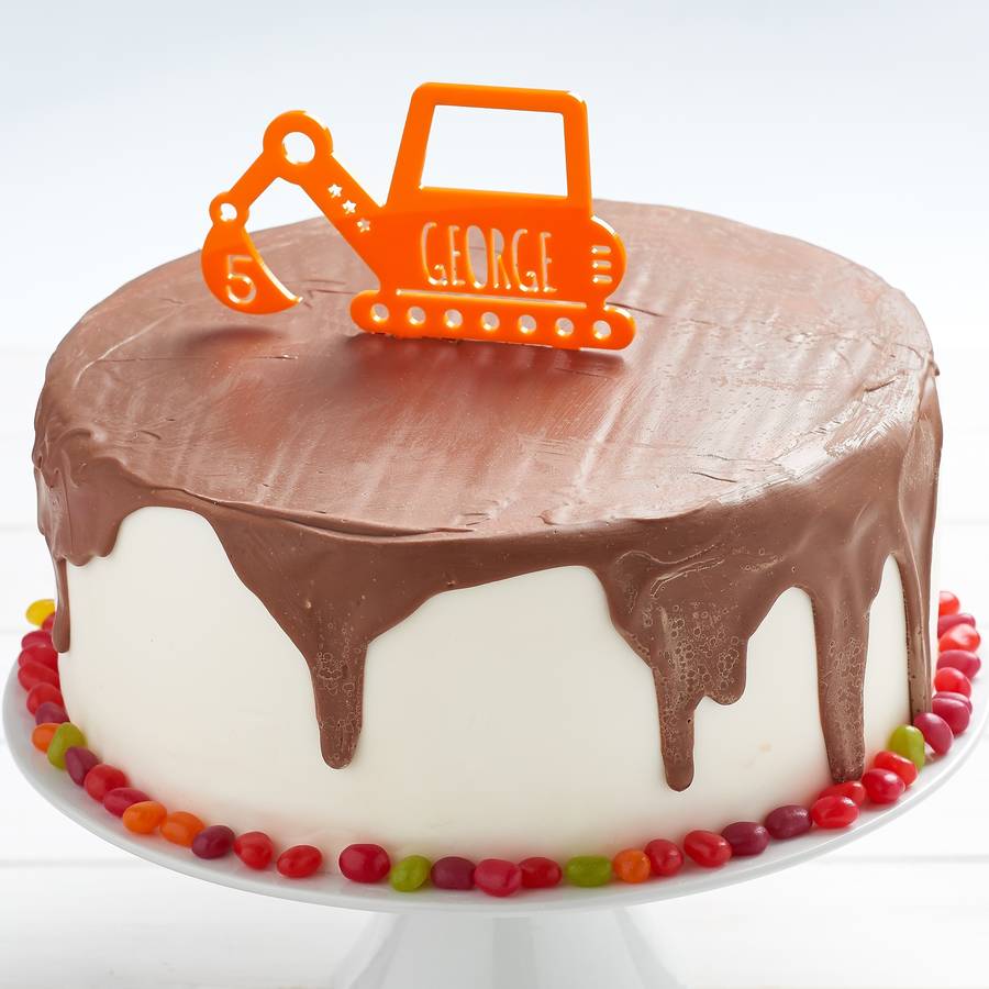 Digger Cake | Made for a friends Nephews Birthday. Chocolate… | Flickr