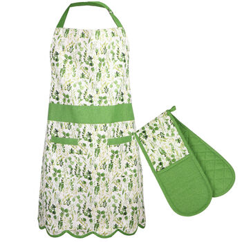 Personalised Apron And Oven Glove Gift Set, 2 of 11