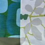 Vintage Ikea Bag Blue Circles And Green Floral Fabric, thumbnail 5 of 6