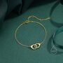 Sterling Silver Handcuff Bracelet, thumbnail 5 of 11