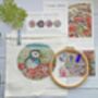 Puffin Luxury Hand Embroidery Kit For Beginners, thumbnail 4 of 9