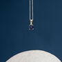 9ct Gold September Birthstone Necklace, thumbnail 5 of 12