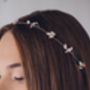 Rose Gold, Gold Or Silver Crystal Hairvine Anya, thumbnail 4 of 7