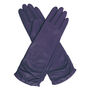 Audrey. Women's Ruched Long Leather Gloves, thumbnail 10 of 12