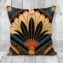 Deco Elegance In Red Art Deco Cushions Design One, thumbnail 4 of 8