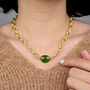 Peridot August Birthstone Statement Pendant Necklace, thumbnail 3 of 6