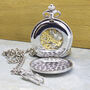 Personalised Heritage Dual Side Pocket Watch In Silver, thumbnail 7 of 12