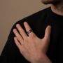 Engrave Silver Chain Link Ring, thumbnail 3 of 10
