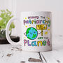 Personalised Mug 'Destroy Patriarchy Not The Planet', thumbnail 1 of 3